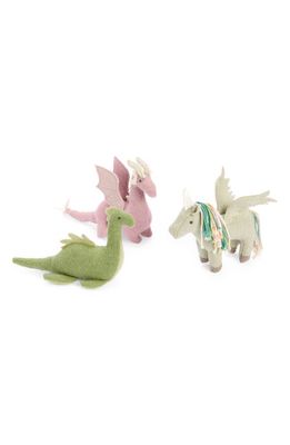 Olli Ella Holdie World Set of 3 Stuffed Animals in Magical Creatures