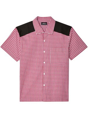 Olly Shinder gingham check-print shirt - Red