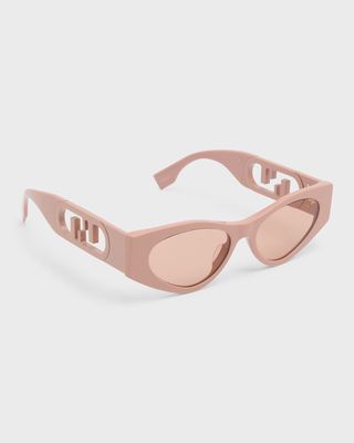 O'Lock Monochrome Acetate Cat-Eye Sunglasses