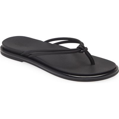 OluKai Aka Flip Flop in Black /Black