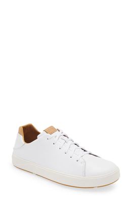 OluKai Lae‘ahi Li ‘Ili Convertible Low Top Sneaker in Bright White /Bright White
