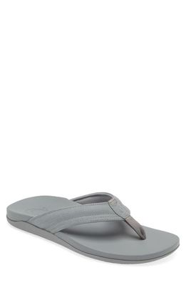 OluKai Maha Flip Flop in Cooler Grey
