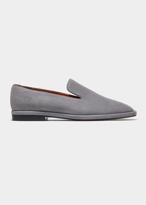 Olympia Suede Slipper Loafers