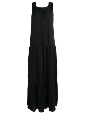 Olympiah Flow tiered maxi dress - Black