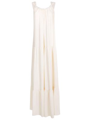 Olympiah Flow tiered maxi dress - White