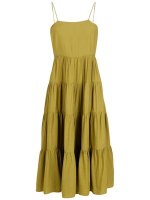Olympiah Kobe tiered midi dress - Green