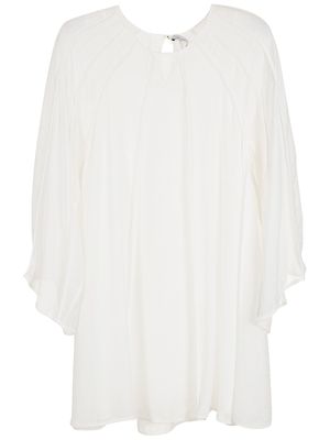 Olympiah layered longsleeved dress - White
