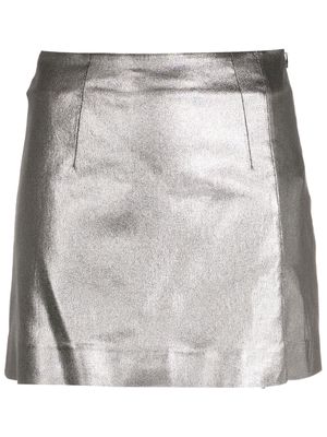 Olympiah metallic-effect mini skirt - 032