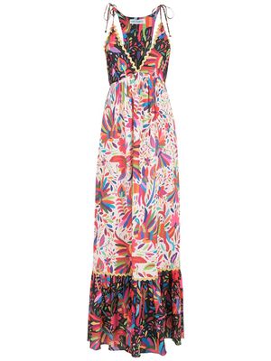 Olympiah Mexico long dress - White