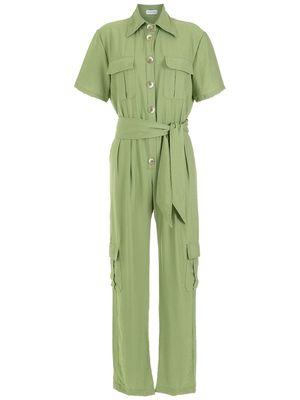 Olympiah short-sleeve jumpsuit - Green