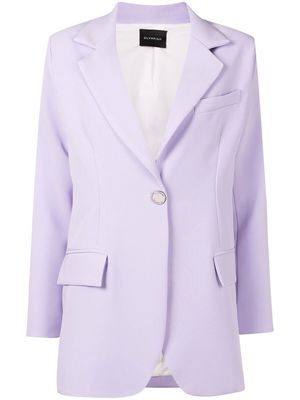 Olympiah single-breasted tailored blazer - Purple
