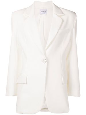 Olympiah single-breasted tailored blazer - White