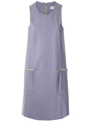 Olympiah sleeveless panelled mini dress - Purple