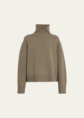 Omaira Funnel-Neck Wool Sweater
