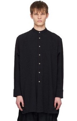 Omar Afridi Black Button Shirt