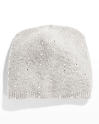 Ombre Crystal Cashmere Beanie
