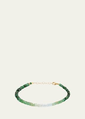 Ombre Emerald Bead Bracelet