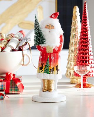 Ombre Orange Santa
