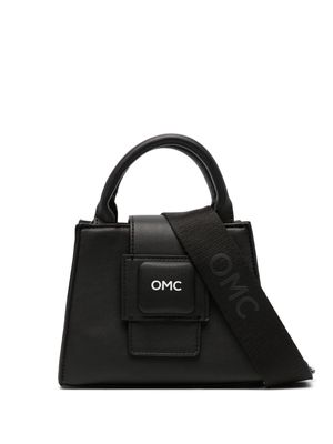 Omc logo-print faux-leather tote - Black