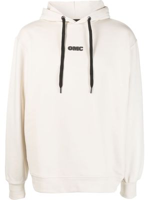Omc logo-print hoodie - Neutrals