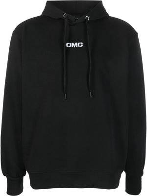 Omc slogan-print drawsting hoodie - Black