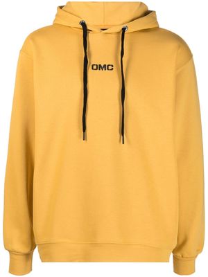 Omc slogan-print drawsting hoodie - Yellow