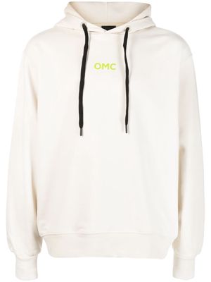 Omc slogan-print hoodie - Neutrals