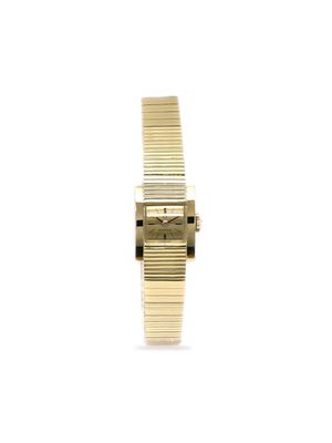 OMEGA 1990-2000 pre-owned square link strap 17mm - Gold