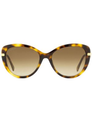 OMEGA EYEWEAR cat-eye frame sunglasses - Brown