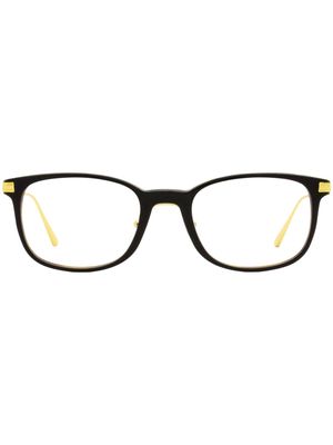 OMEGA EYEWEAR rectangle-frame glasses - Black