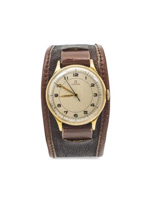 OMEGA pre-owned Railroad 35mm - Brown
