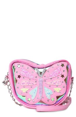 OMG Accessories Kids' Butterfly Crossbody Bag in Bubble Gum