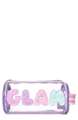 OMG Accessories Kids' Glam Glitter Pouch in Orchid