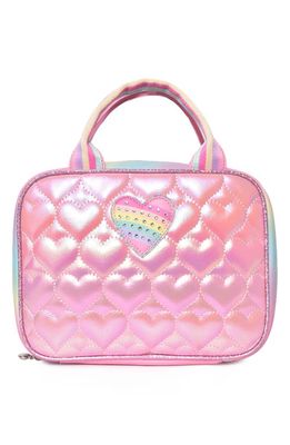 OMG Accessories Kids' Heart Lunch Bag in Bubble Gum
