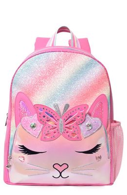 OMG Accessories Kids' Mini Miss Bella Glitter Backpack in Flamingo