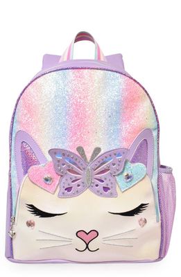 OMG Accessories Kids' Miss Bella Ombré Glitter Backpack in Orchid