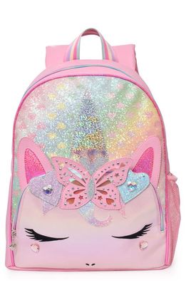 OMG Accessories Kids' Miss Gwen Ombré Hearts Backpack in Bubble Gum