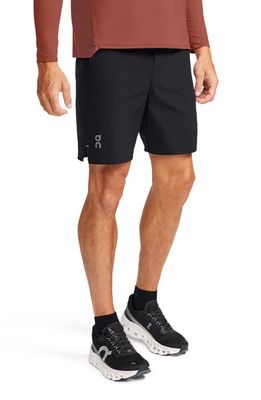 On 2-in-1 Hybrid Performance Shorts in Black 