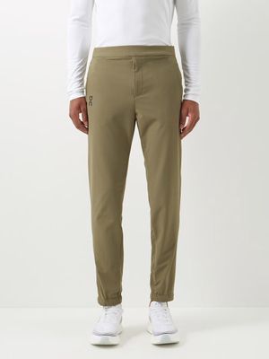 On - Active Technical-jersey Trousers - Mens - Green