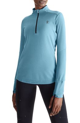 On Climate Quarter Zip Running Top in Wash