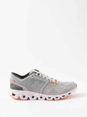 On - Cloud X Running Trainers - Womens - Grey Multi