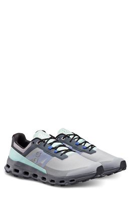 On Cloudvista Trail Running Shoe in Alloy/Black