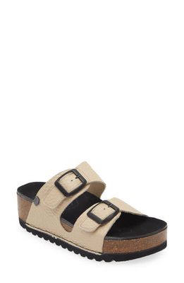 On Foot 1100 Naoshima Sandal in Beige