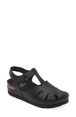 On Foot 202 Sandal in Black Leather