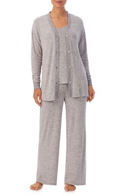 On Gossamer 3-Piece Pajamas in Grey Heather