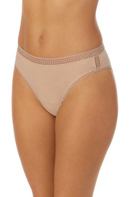 On Gossamer Cabana Cotton Leakproof High Cut Briefs in Champagne