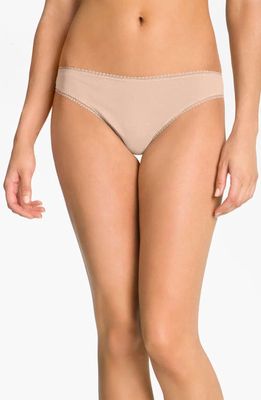 On Gossamer 'Cabana' Cotton Thong in Champagne
