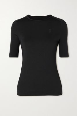 ON - Merino Wool-blend T-shirt - Black
