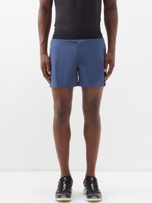 On - Recycled-blend Running Shorts - Mens - Black Blue