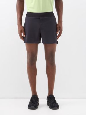 On - Recycled-blend Running Shorts - Mens - Black